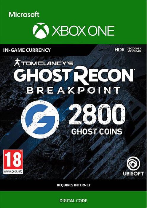 GhOS : t Recon Breakpoint: 2800 GhOS : t Coins Xbox One