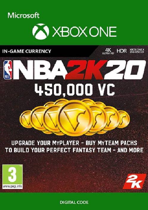 NBA 2K20: 450,000 VC Xbox One