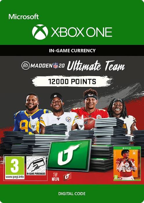 Madden NFL 20 12000 MUT Points Xbox One