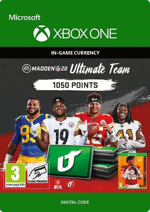 Madden NFL 20 1050 MUT Points Xbox One