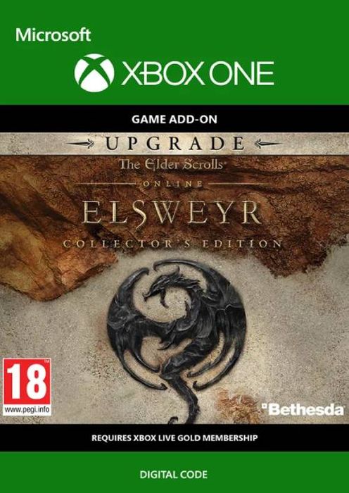 The Elder Scrolls Online Elsweyr Collectors Edition Upgrade Xbox One