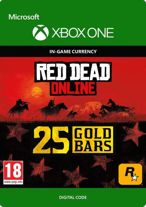 Red Dead Online: 25 Gold Bars Xbox One