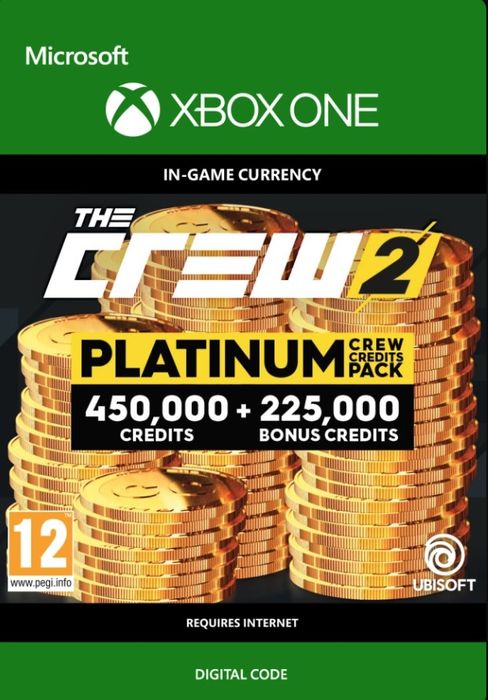 The Crew 2 Platinum Crew Credits Pack Xbox One