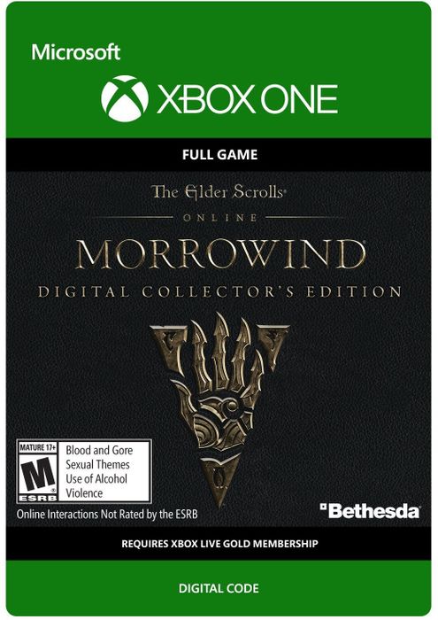 The Elder Scrolls Online Morrowind Collectors Edition Xbox One