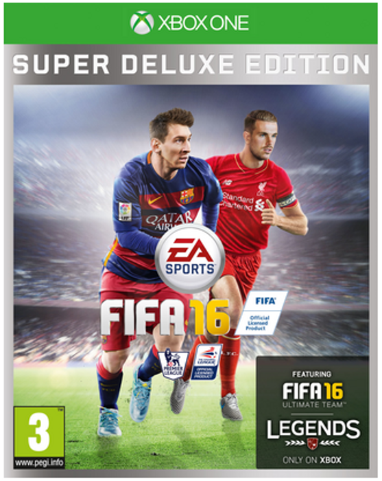 FIFA 16 Super Deluxe Edition Xbox One - Digital Code