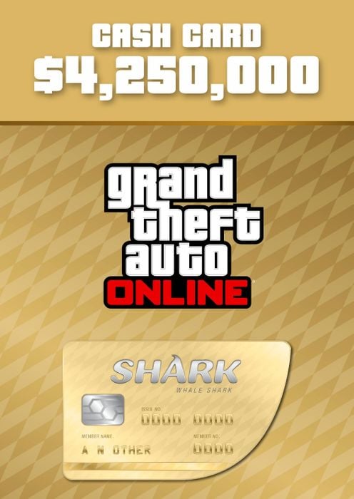 Grand Theft Auto Online (GTA V 5): Whale Shark Cash Card PC