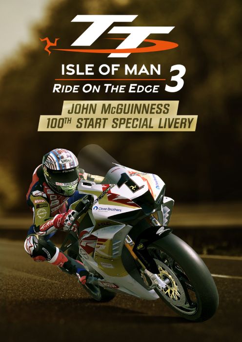 TT Isle Of Man 3 - John McGuinness 100th Start Special Livery PC - DLC