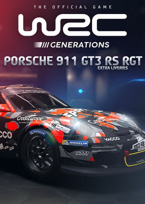 WRC Generations - Porsche 911 GT3 RS RGT Extra liveries PC - DLC