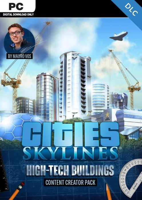 Cities Skylines - Content Creator Pack High-Tech Buildings DLC