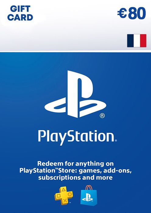 PLAYSTATION STORE GIFT CARD - 80 EUR (France)