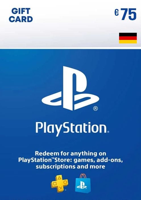 PLAYSTATION STORE GIFT CARD - 75 EUR (Germany)