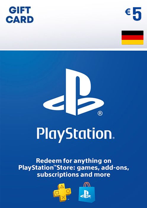 PLAYSTATION STORE GIFT CARD - 5 EUR (Germany)