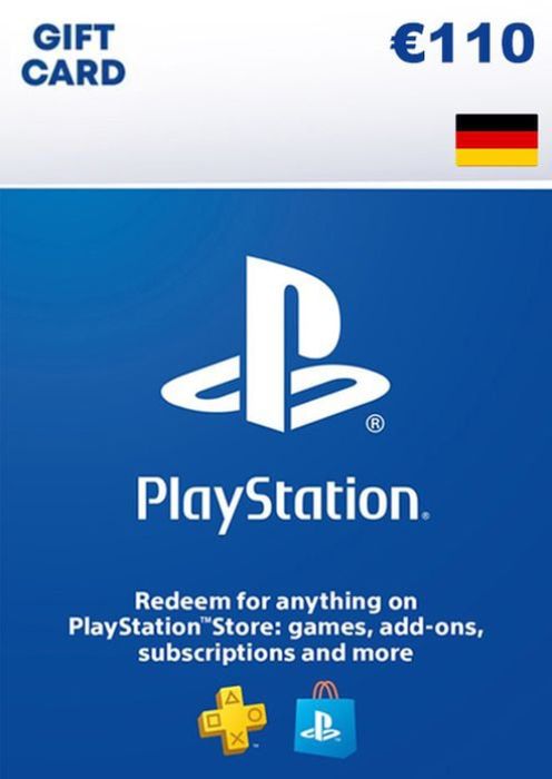 PLAYSTATION STORE GIFT CARD - 110 EUR (Germany)
