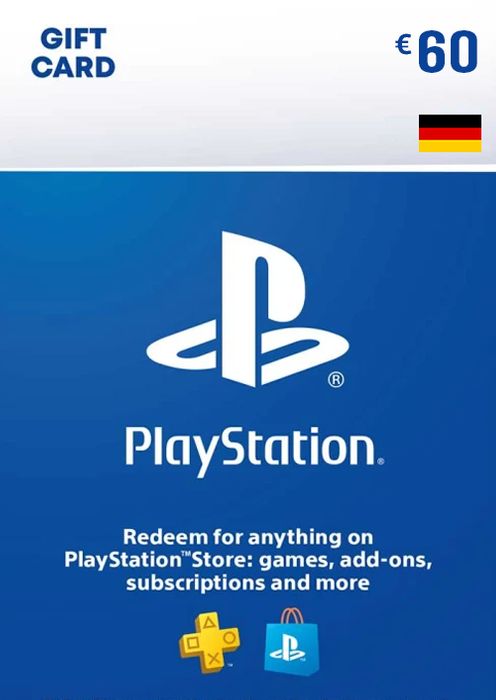 PLAYSTATION STORE GIFT CARD - 60 EUR (Germany)