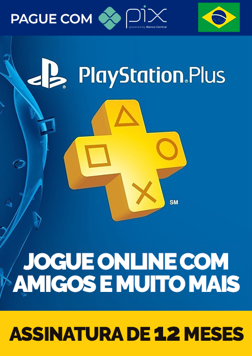 PlayStation Plus - 12 Month Subscription (Brazil)