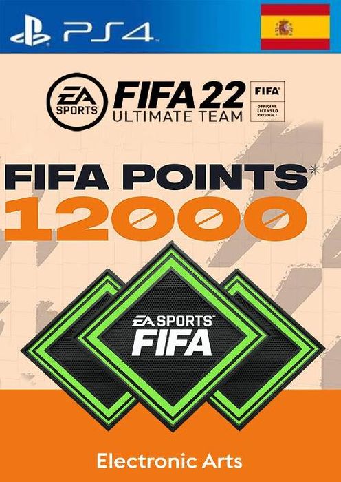 FIFA 22 Ultimate Team 12000 Points Pack PS4/PS5 (Spain)