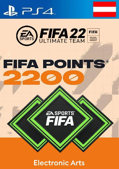 FIFA 22 Ultimate Team 2200 Points Pack PS4/PS5 (Austria)