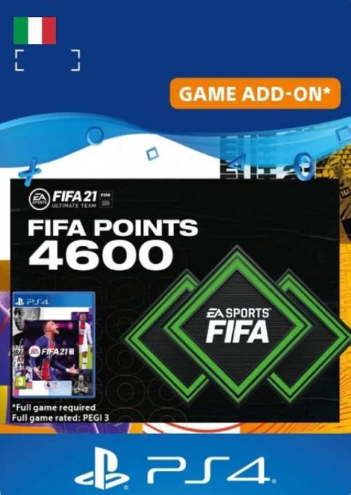 FIFA 21 Ultimate Team 4600 Points Pack PS4/PS5 (Italy)