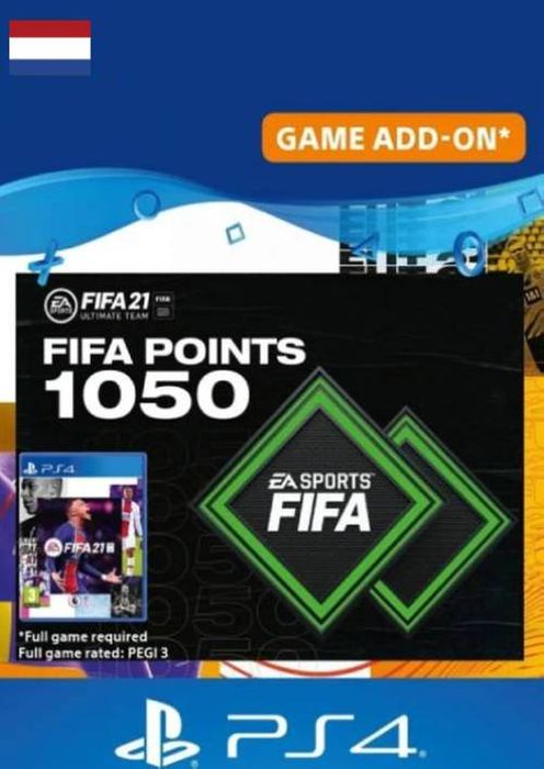 FIFA 21 Ultimate Team 1050 Points Pack PS4/PS5 (Netherlands)
