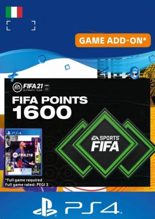 FIFA 21 Ultimate Team 1600 Points Pack PS4/PS5 (Italy)