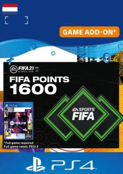 FIFA 21 Ultimate Team 1600 Points Pack PS4/PS5 (Netherlands)