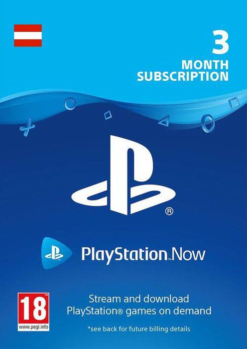 PlayStation Now 3 Month Subscription (Austria)