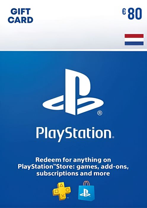 PLAYSTATION STORE GIFT CARD - 80 EUR (Netherlands)