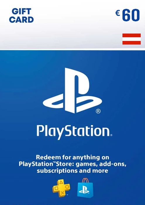 PLAYSTATION STORE GIFT CARD - 60 EUR (Austria)