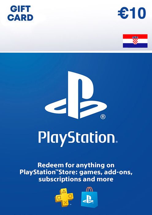 PLAYSTATION STORE GIFT CARD - 10 EUR (Croatia)
