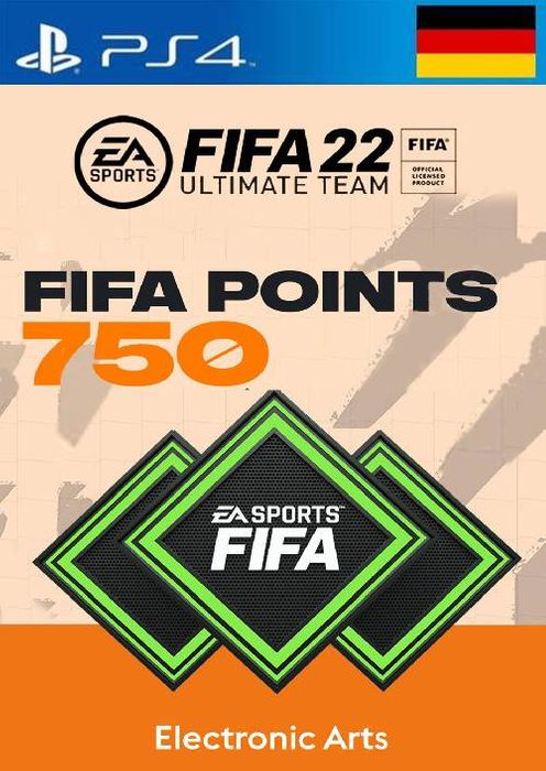 FIFA 22 Ultimate Team 750 Points Pack PS4/PS5 (Germany)