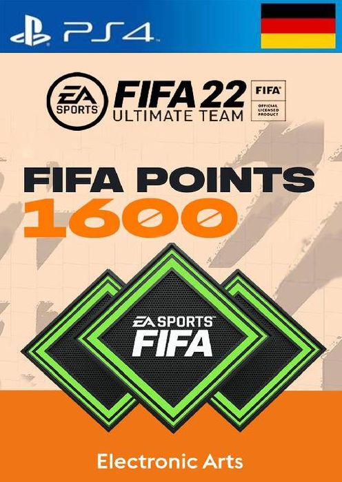 FIFA 22 Ultimate Team 1600 Points Pack PS4/PS5 (Germany)