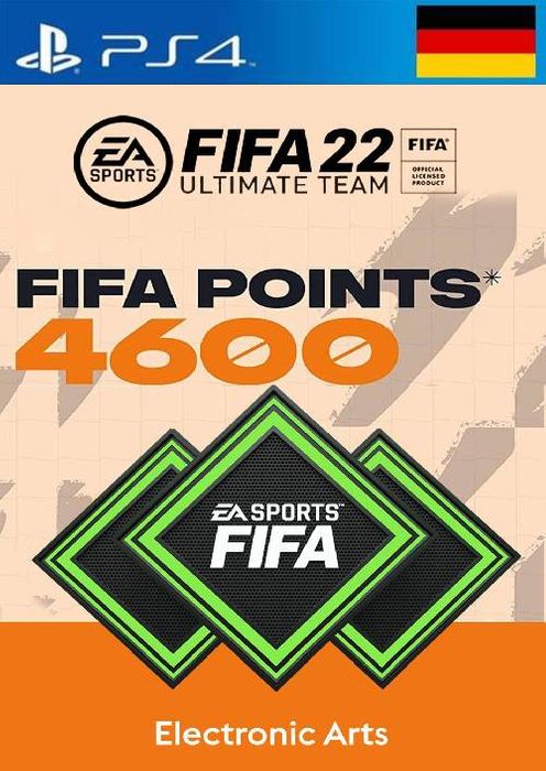 FIFA 22 Ultimate Team 4600 Points Pack PS4/PS5 (Germany)
