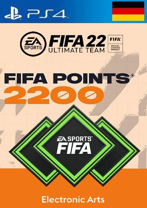 FIFA 22 Ultimate Team 2200 Points Pack PS4/PS5 (Germany)
