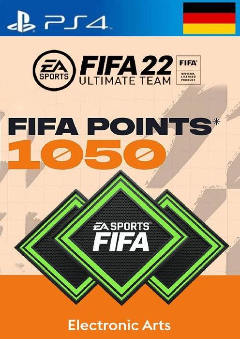 FIFA 22 Ultimate Team 1050 Points Pack PS4/PS5 (Germany)