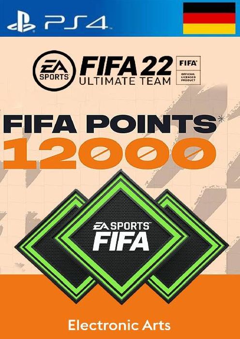 FIFA 22 Ultimate Team 12000 Points Pack PS4/PS5 (Germany)