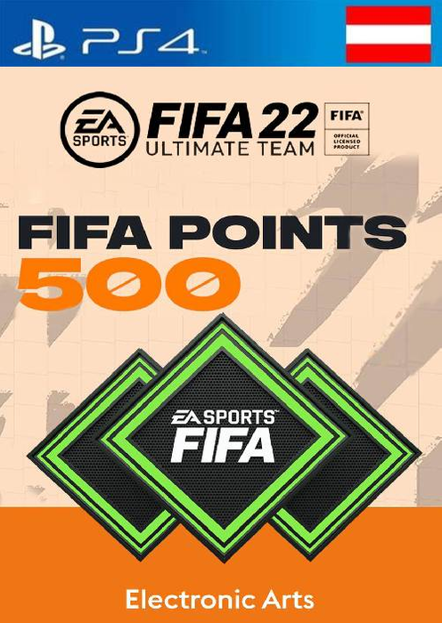 FIFA 22 Ultimate Team 500 Points Pack PS4/PS5 (Austria)
