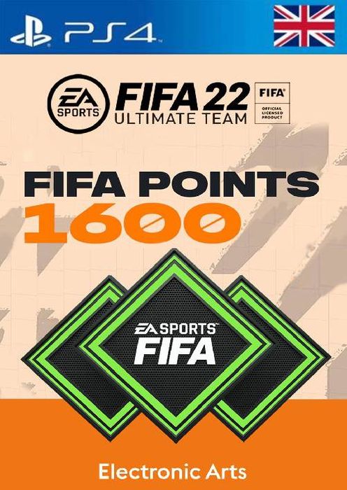FIFA 22 Ultimate Team 1600 Points Pack PS4/PS5 (UK)