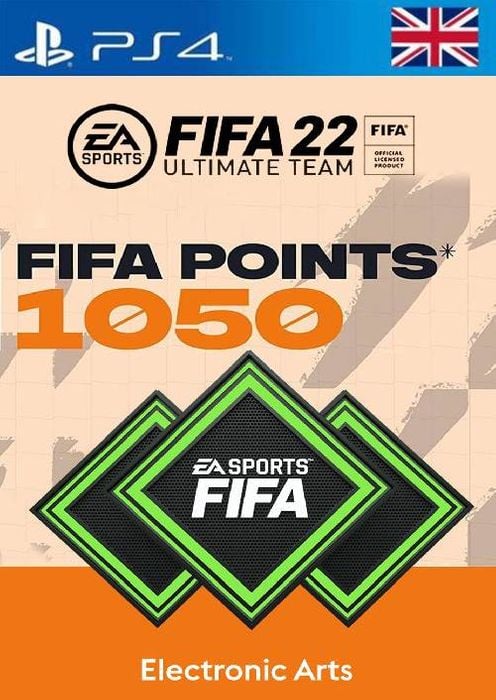 FIFA 22 Ultimate Team 1050 Points Pack PS4/PS5 (UK)