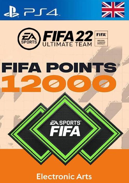 FIFA 22 Ultimate Team 12000 Points Pack PS4/PS5 (UK)
