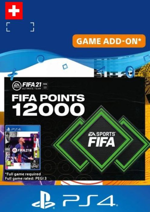 FIFA 21 Ultimate Team 12000 Points Pack PS4/PS5 (Switzerland)