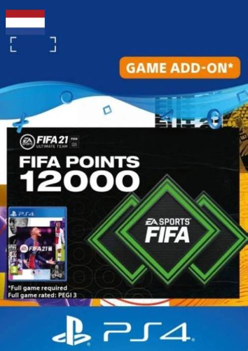 FIFA 21 Ultimate Team 12000 Points Pack PS4/PS5 (Netherlands)