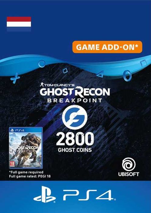 Ghost Recon Breakpoint - 2800 Ghost Coins PS4 (Netherlands)