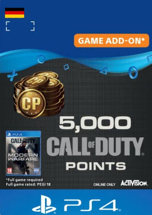 Call of Duty Modern Warfare - 5000 Points PS4 (Germany)