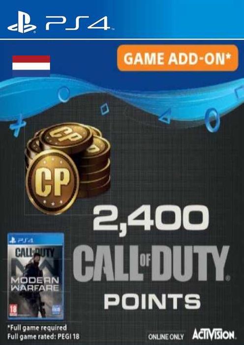 Call of Duty Modern Warfare 2400 Points PS4 (Netherlands)