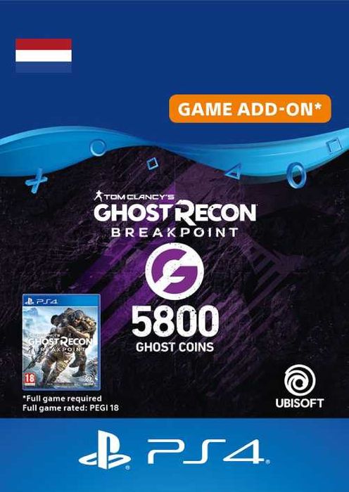 Ghost Recon Breakpoint - 5800 Ghost Coins PS4 (Netherlands)