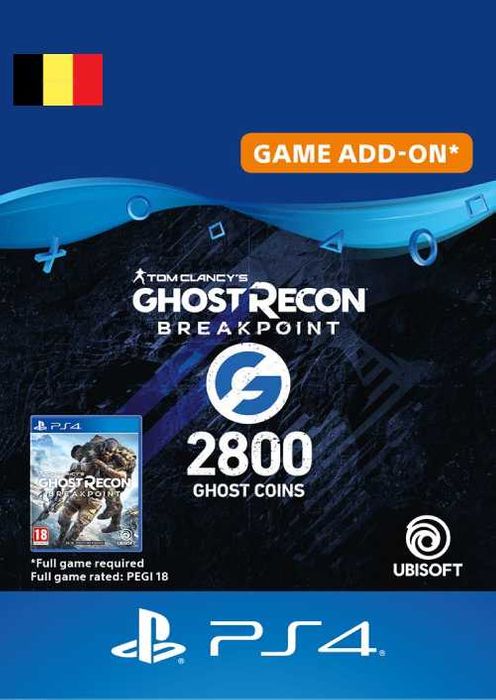Ghost Recon Breakpoint - 2800 Ghost Coins PS4 (Belgium)