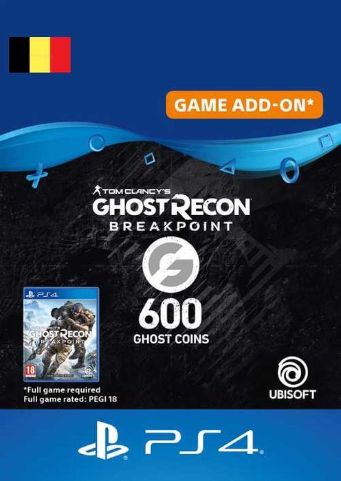 Ghost Recon Breakpoint - 600 Ghost Coins PS4 (Belgium)