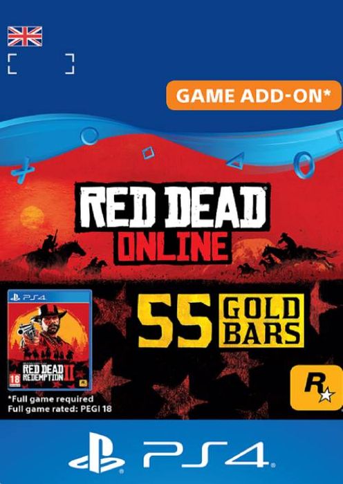 Red Dead Online: 55 Gold Bars PS4 (UK)