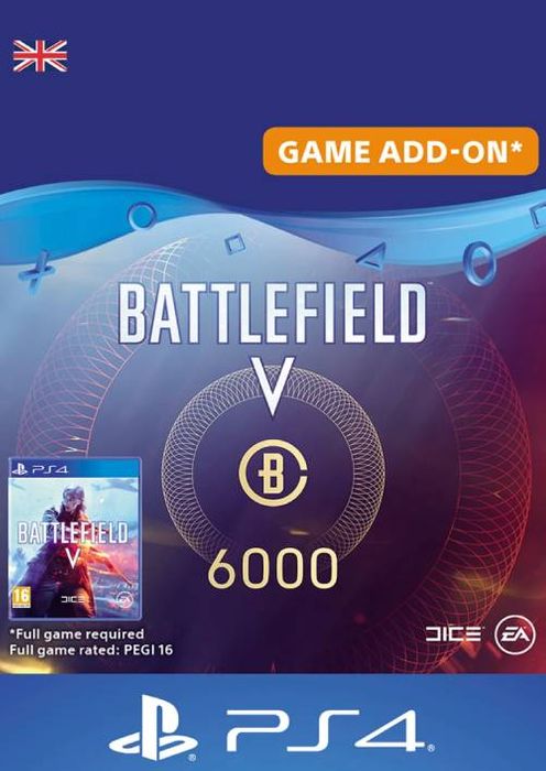 Battlefield V 5 - Battlefield Currency 6000 PS4 (UK)