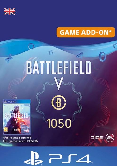 Battlefield V 5 - Battlefield Currency 1050 PS4 (UK)
